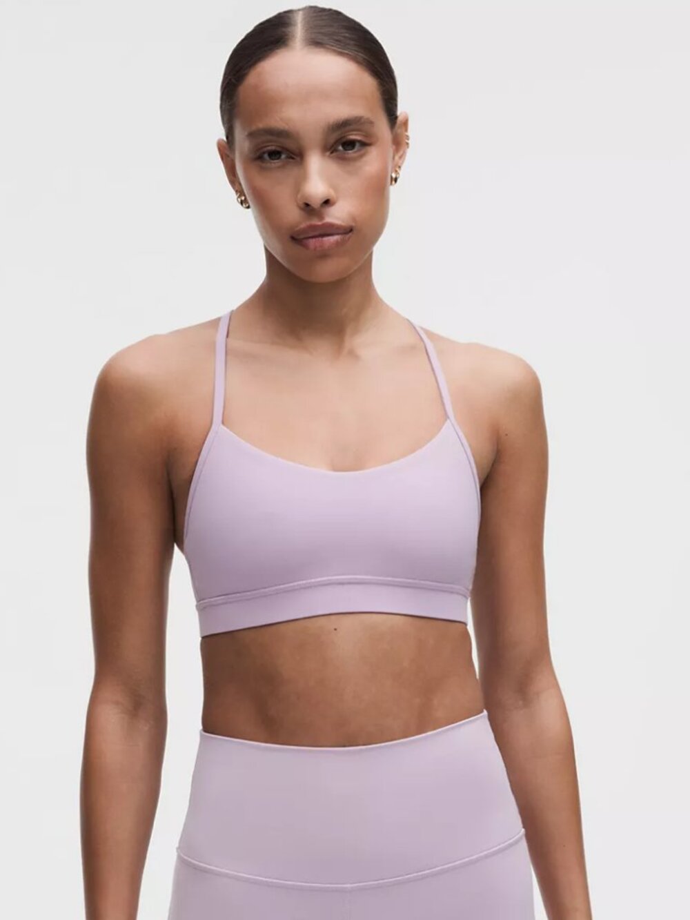 Lululemon Flow Y Nulu™ Bra LLAY 6 Lilac Play NEW